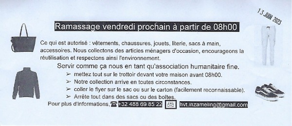 De nouvelles collectes illégales de vêtements en porte-à-porte, notamment à Montignies-sur-Sambre