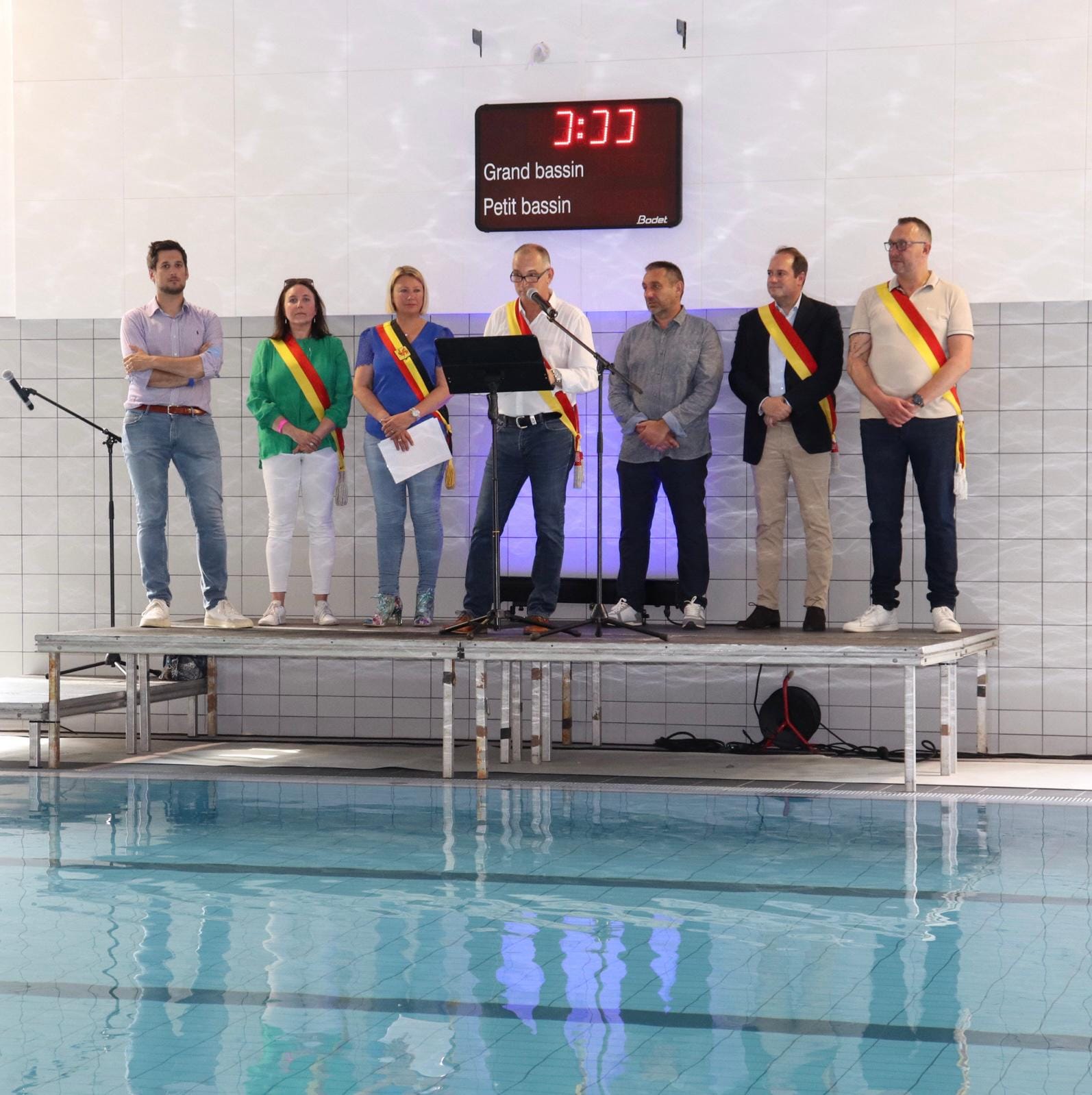 Courcelles : La nouvelle piscine sera ouverte au public à la mi-août