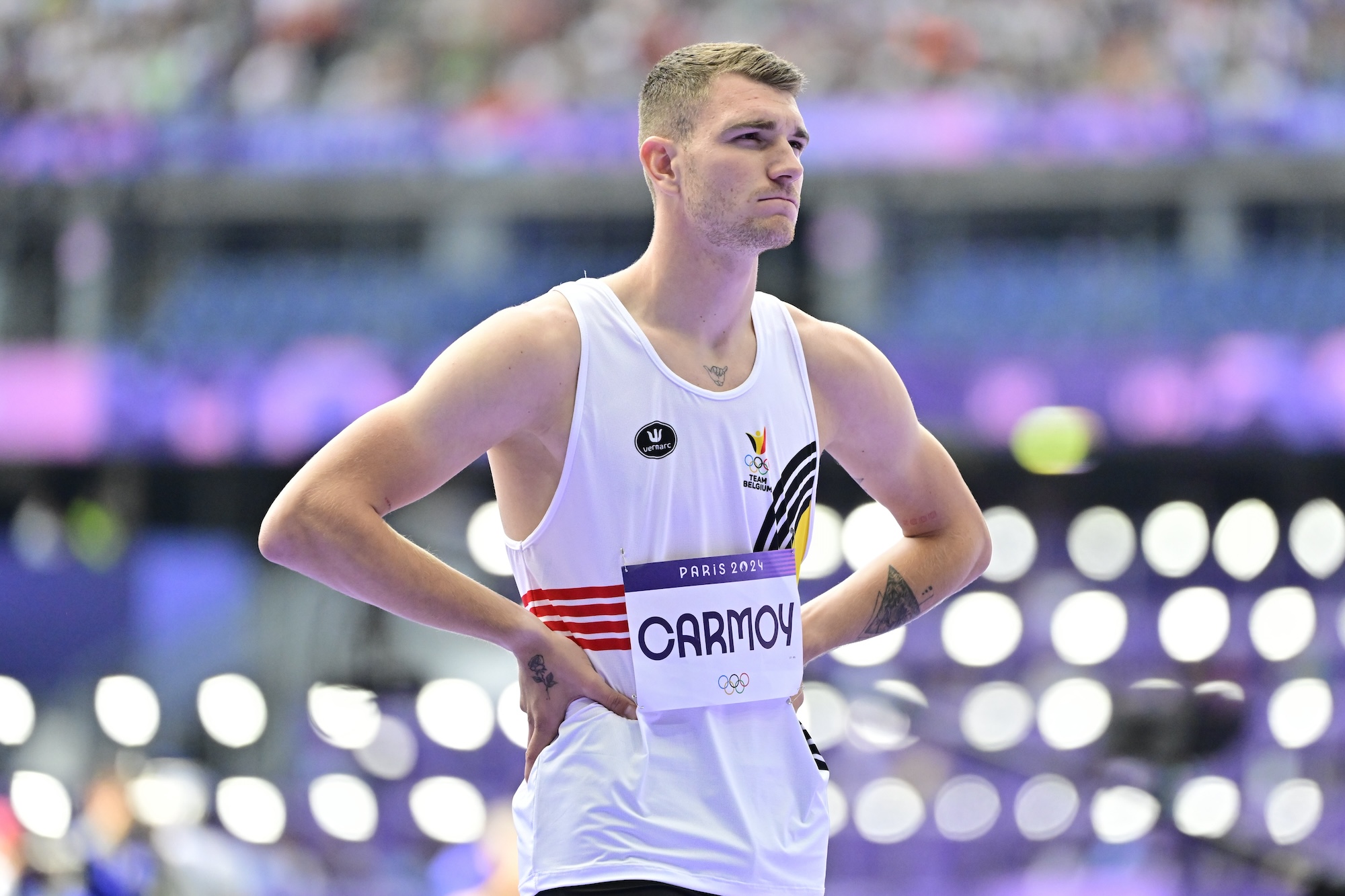 JO 2024 : Thomas Carmoy, éliminé à la hauteur, s'est blessé à la cheville