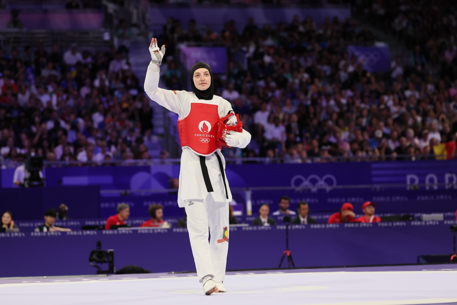 JO 2024 : Sarah Chaâri décroche le bronze en -67 kg en taekwondo