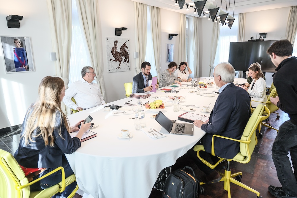 Rentrée ensoleillée pour le nouveau gouvernement wallon