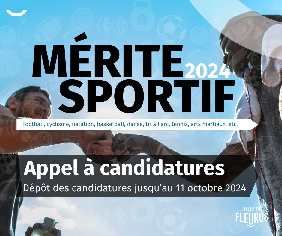 La Ville de Fleurus lance un appel à candidatures pour le Mérite Sportif 2024