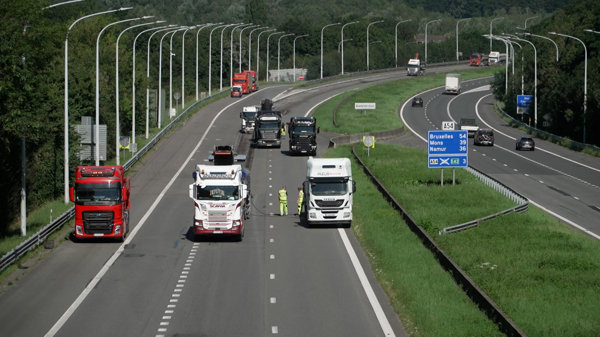 Les conducteurs wallons n'appliquent pas suffisamment la règle du couloir de secours