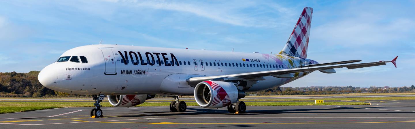 Nouvelle ligne pour Volotea au départ de l'aéroport de Charleroi