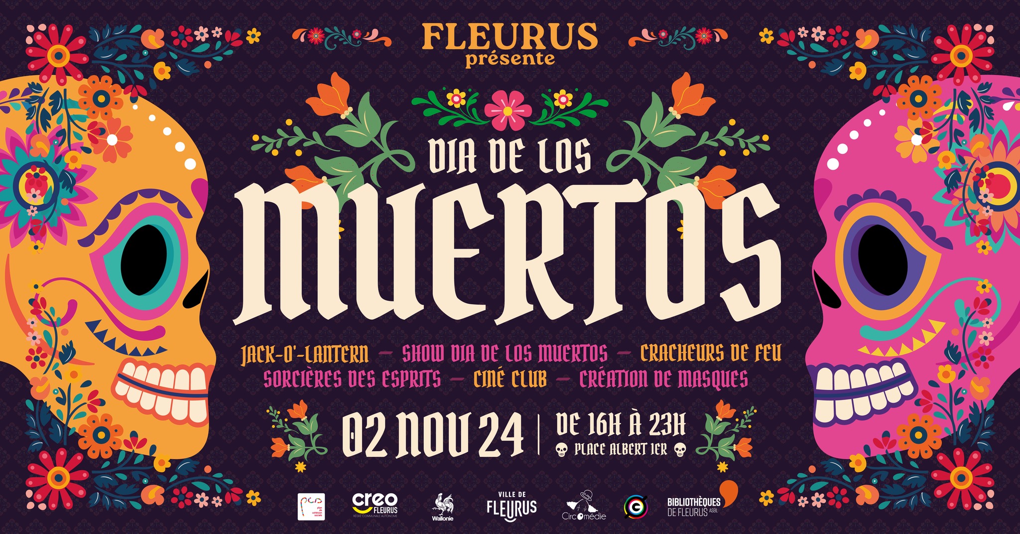 Halloween à Fleurus: Une célébration haute en couleurs et en traditions mexicaines !