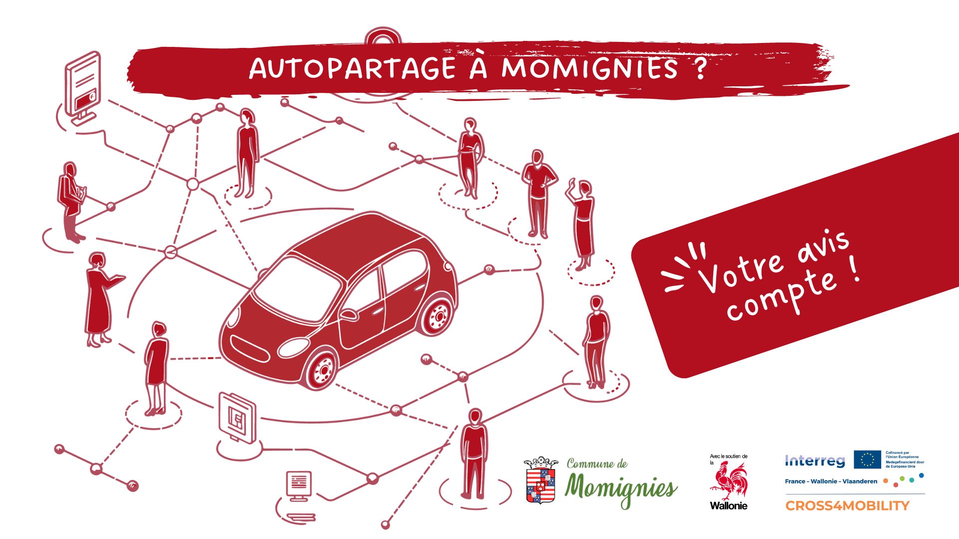 Des rencontres citoyennes autour de l’autopartage à Momignies