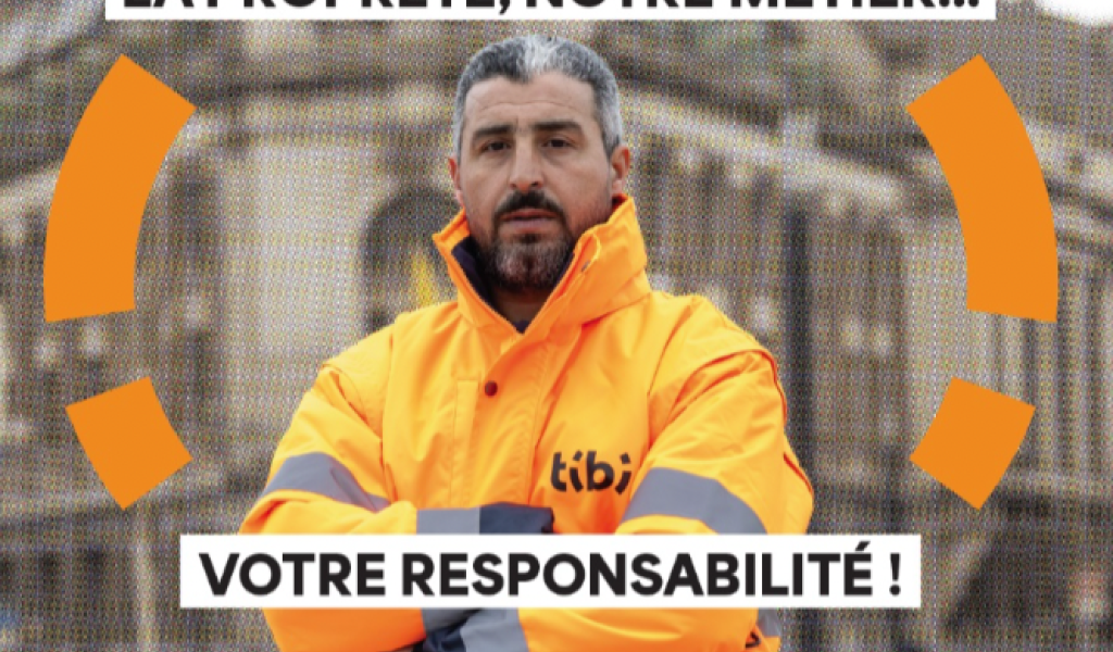 « La propreté, notre métier…VOTRE responsabilité ! », une nouvelle campagne de Tibi