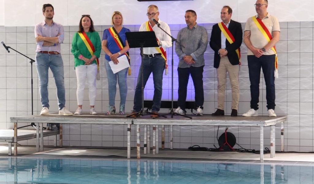 Courcelles : La nouvelle piscine sera ouverte au public à la mi-août