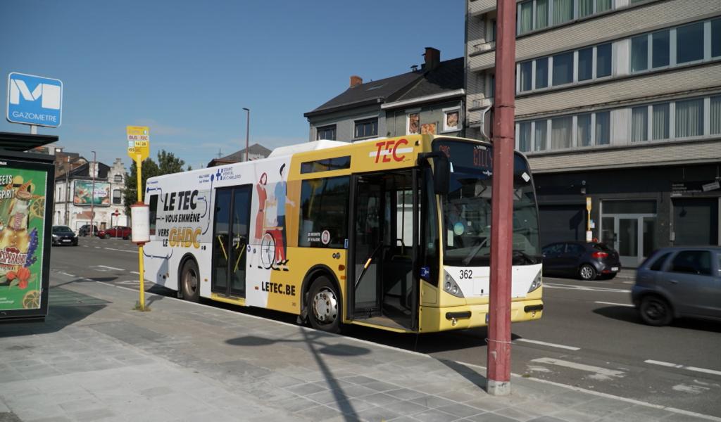 Le TEC Charleroi lance une nouvelle ligne de bus vers le nouveau site du GHDC !