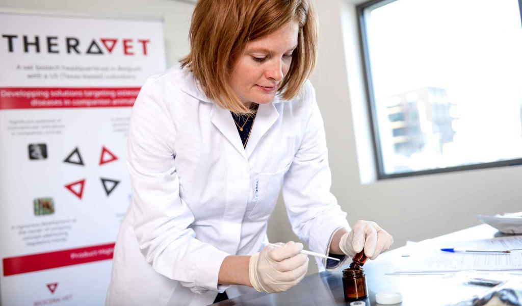 La biotech TheraVet, située à Gosselies, renonce à ses activités vétérinaires et change de nom