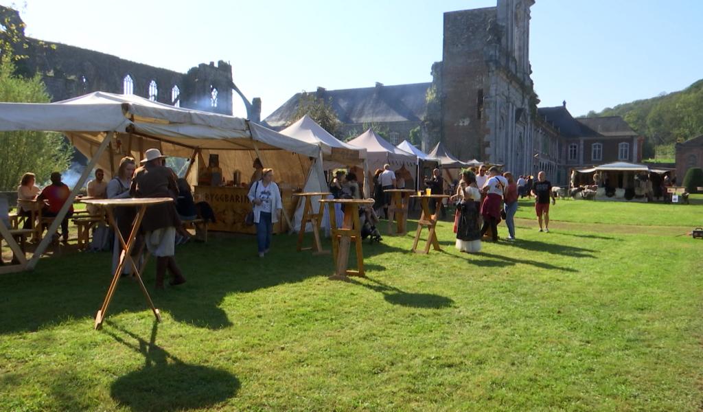 Les Médiévales à l'Abbaye d'Aulne, un retour en l'an 882 !