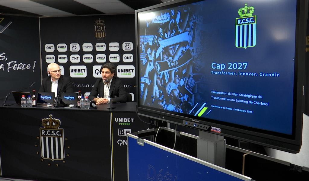 Le Sporting de Charleroi a présenté "Cap 2027", le nouveau plan stratégique du club