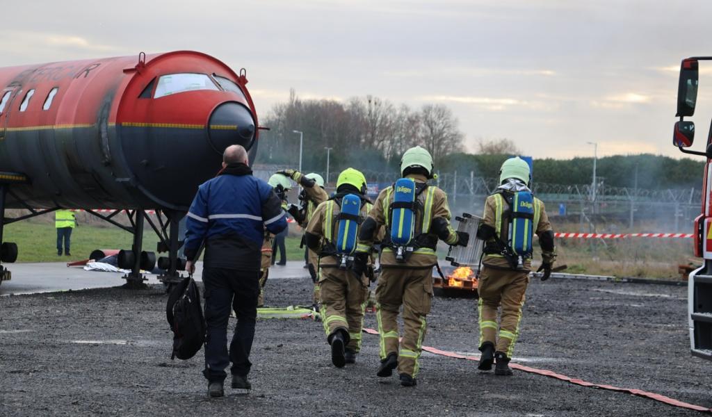 Un exercice de secours à l'aéroport de Charleroi a eu lieu ce mardi