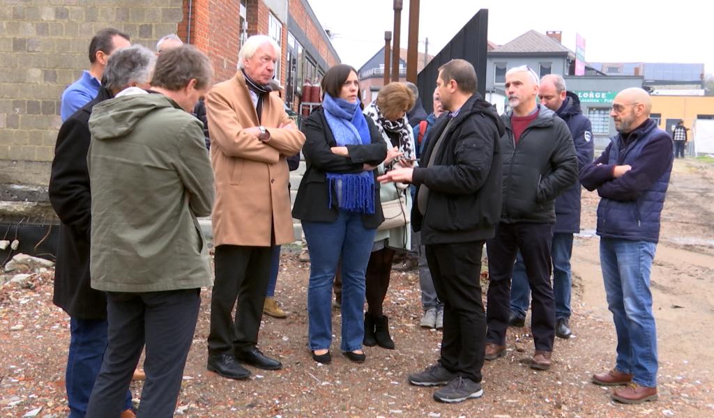 La ministre Élisabeth Degryse en visite à la Cité des Métiers de Charleroi