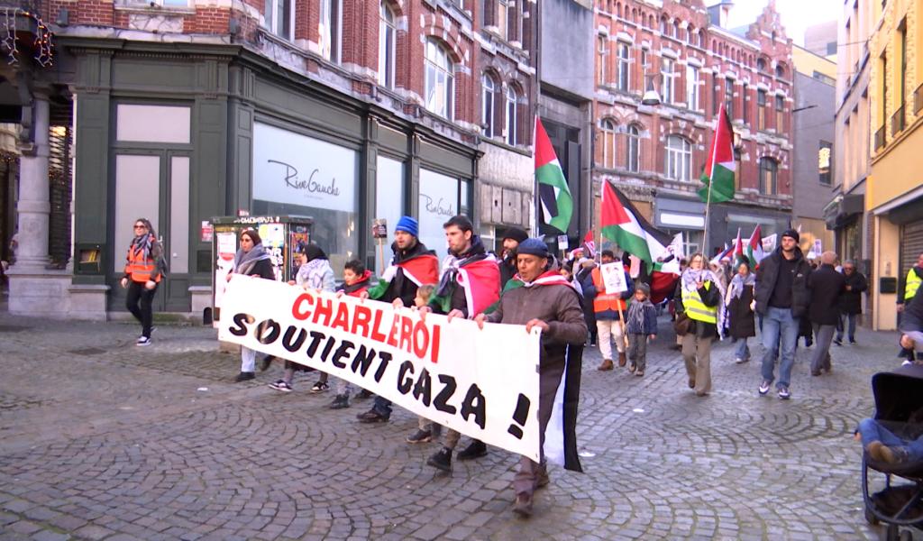 Charleroi : une manifestation pour dénoncer le génocide en Palestine