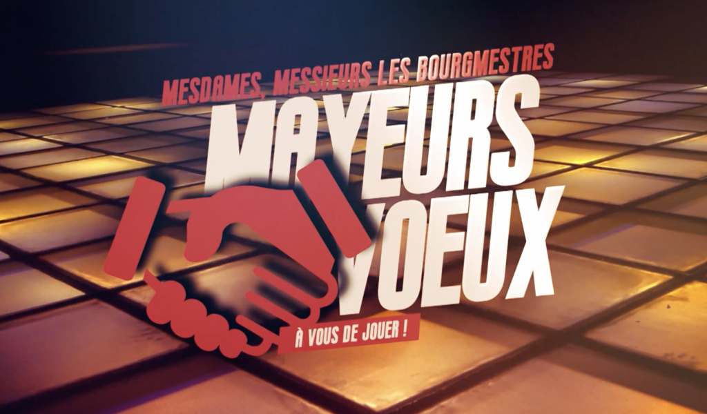 Mayeurs Voeux : Hugues Bayet (Farciennes) - Jean-Marc Monin (Momignies)