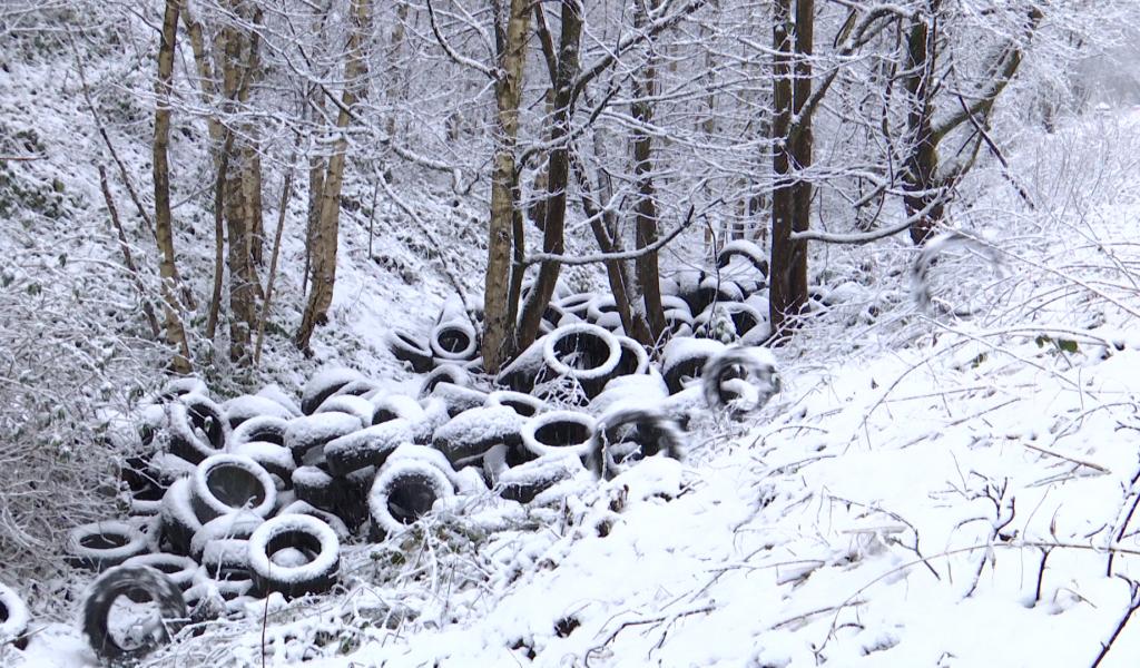 Charleroi: de nouveaux dépôts sauvages de pneus découverts