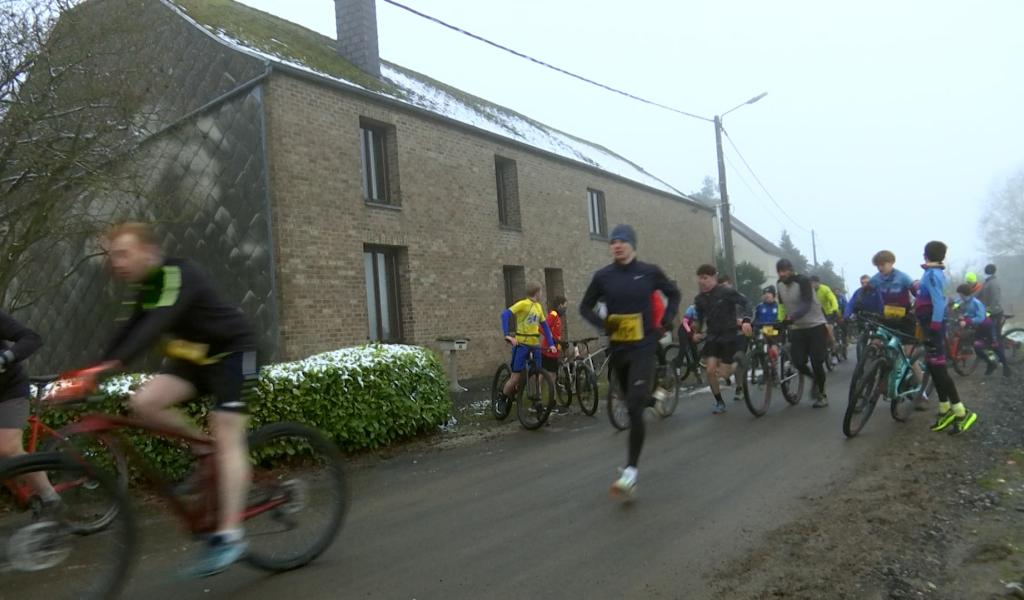 Run & Bike de Cerfontaine : une deuxième étape sous la neige à Baileux