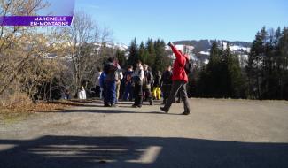 Marcinelle-en-Montagne: balade au coeur de la montagne avec le Mont-Blanc en toile de fond