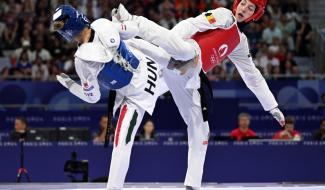 JO 2024 : Sarah Chaâri éliminée en demi-finale des -67 kg en taekwondo, elle peut viser le bronze