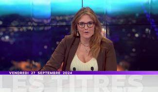 JT di vendredi 27 septembre 2024