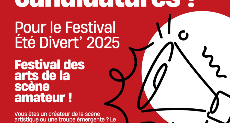 Les candidatures sont ouvertes pour le Festival Été Divert' 2025 !